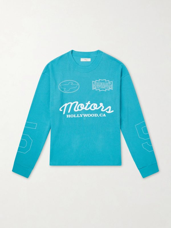 Logo-Print Cotton-Mesh T-Shirt Logo-Print Cotton-Mesh T-Shirt