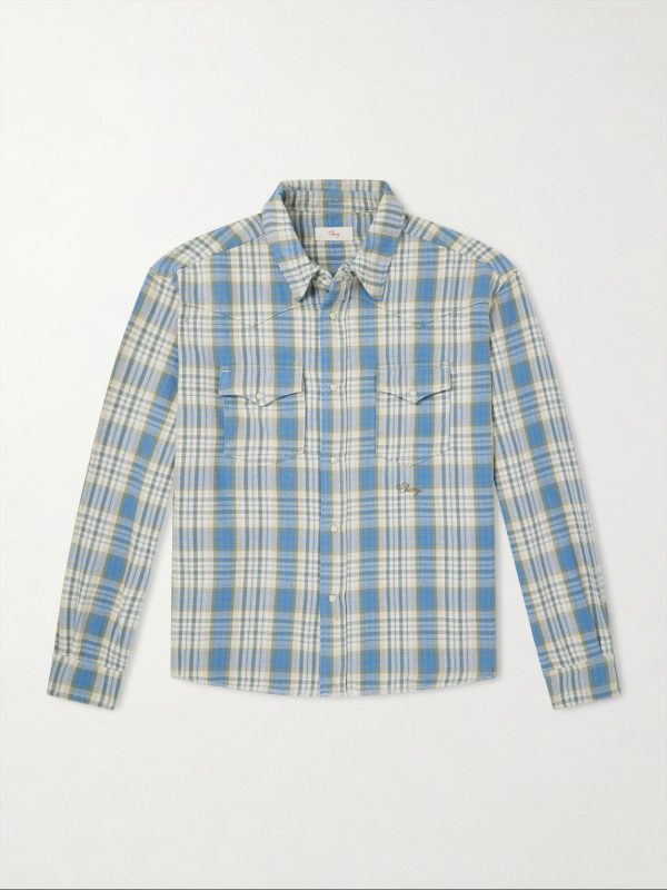 Checked Cotton Western Shirt Checked Cotton Western Shirt