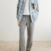 Checked Cotton Western Shirt - OU Checked Cotton Western Shirt - OU
