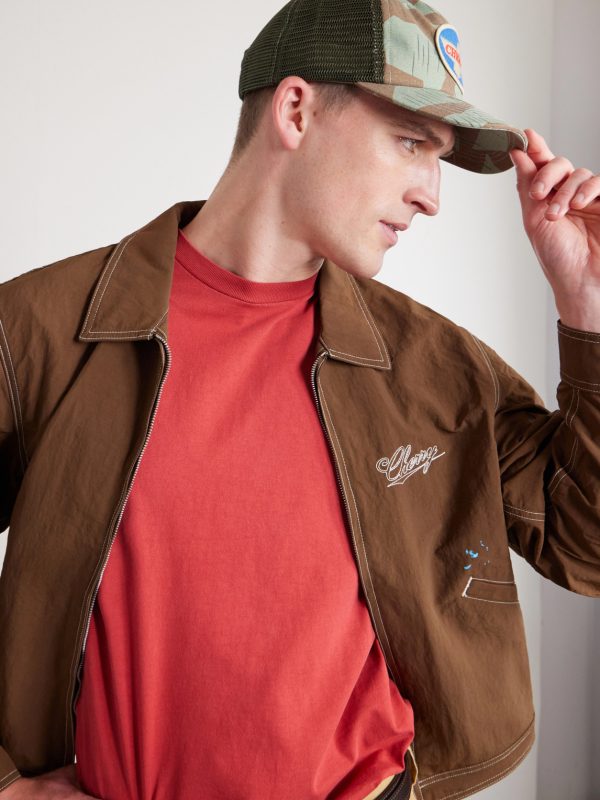 Eagle Logo-Appliquéd Canvas and Mesh Baseball Cap - FR