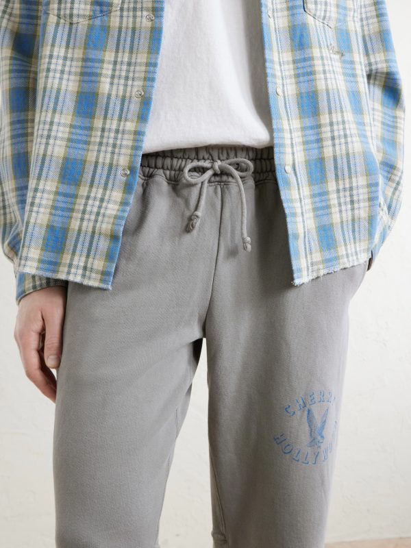 Wide-Leg Cotton-Fleece Sweatpants - CU Wide-Leg Cotton-Fleece Sweatpants - CU