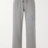 Wide-Leg Cotton-Fleece Sweatpants Wide-Leg Cotton-Fleece Sweatpants