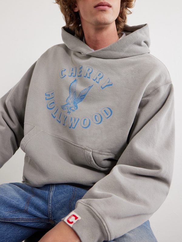 Logo-Print Cotton-Jersey Hoodie - CU Logo-Print Cotton-Jersey Hoodie - CU