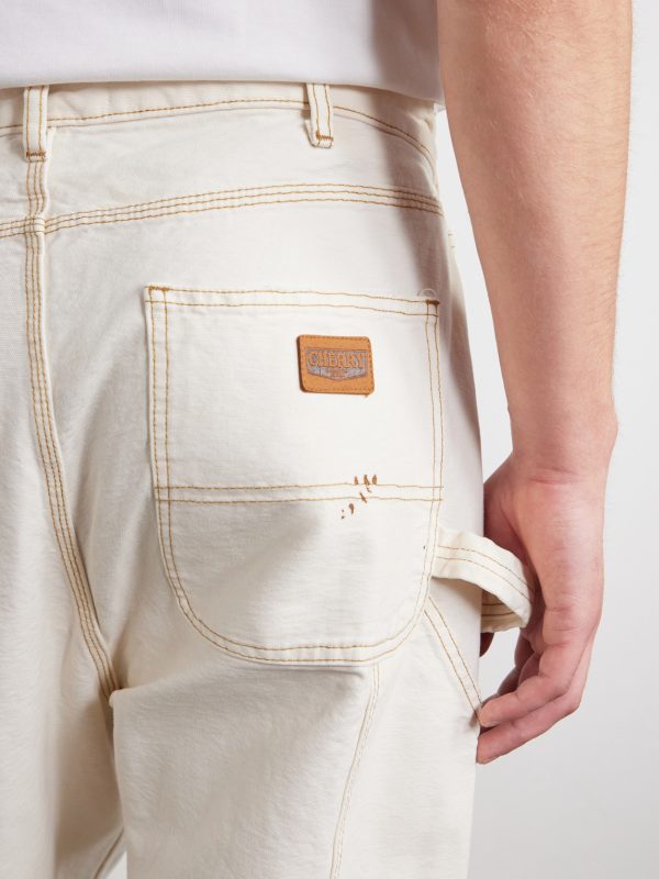 Paint-Splattered Distressed Straight-Leg Jeans - E2 Paint-Splattered Distressed Straight-Leg Jeans - E2