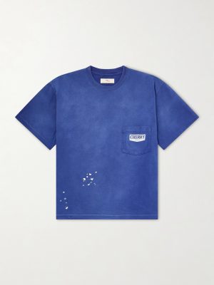 Paint-Splattered Cotton-Jersey T-Shirt Paint-Splattered Cotton-Jersey T-Shirt