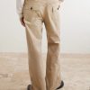 Wide-Leg Cotton-Twill Chinos - BK