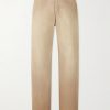 Wide-Leg Cotton-Twill Chinos