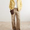 Wide-Leg Cotton-Twill Chinos - OU