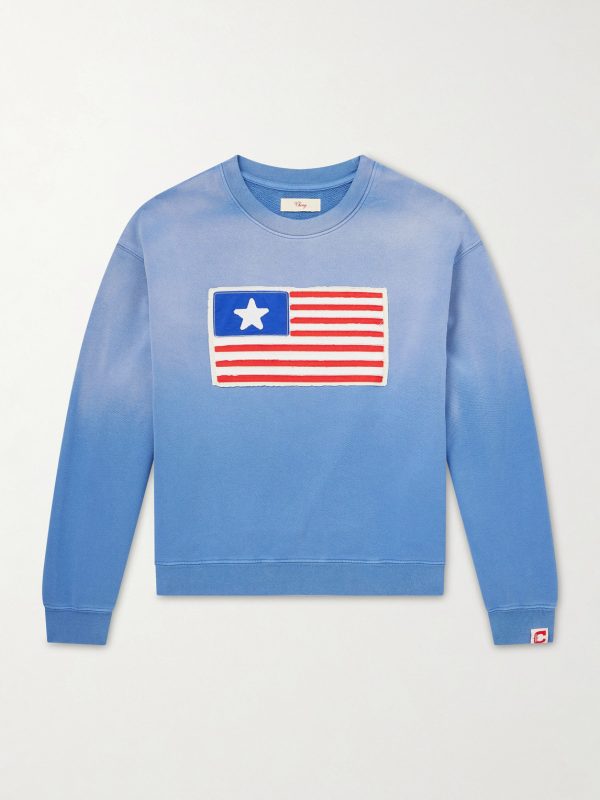 Embroidered Cotton-Jersey Sweater Embroidered Cotton-Jersey Sweater