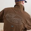 Logo-Embroidered Paint-Splattered Shell Jacket - CU