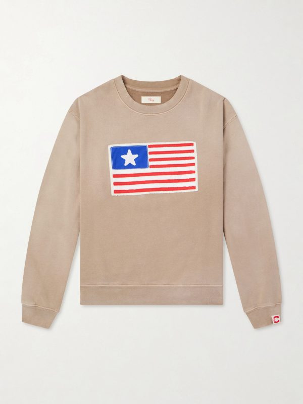 Embroidered Cotton-Jersey Sweater Embroidered Cotton-Jersey Sweater