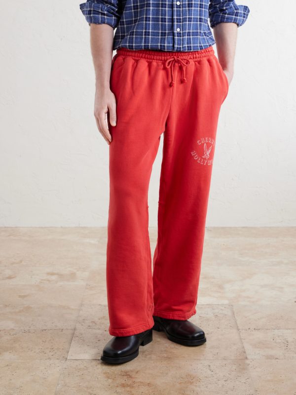 Hollywood Straight-Leg Logo-Print Cotton-Jersey Sweatpants - FR Hollywood Straight-Leg Logo-Print Cotton-Jersey Sweatpants - FR