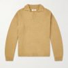 Five Star Logo-Embroidered Cotton Henley Shirt Five Star Logo-Embroidered Cotton Henley Shirt