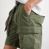 Camouflage Paint-splattered Cargo Straight-leg Shorts - E1 Camouflage Paint-splattered Cargo Straight-leg Shorts - E1
