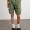Camouflage Paint-splattered Cargo Straight-leg Shorts - FR Camouflage Paint-splattered Cargo Straight-leg Shorts - FR