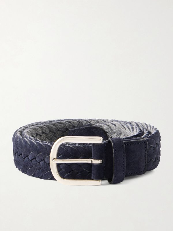 3cm Woven Suede and Wool Belt 3cm Woven Suede and Wool Belt