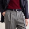 3cm Woven Suede and Wool Belt - OU 3cm Woven Suede and Wool Belt - OU