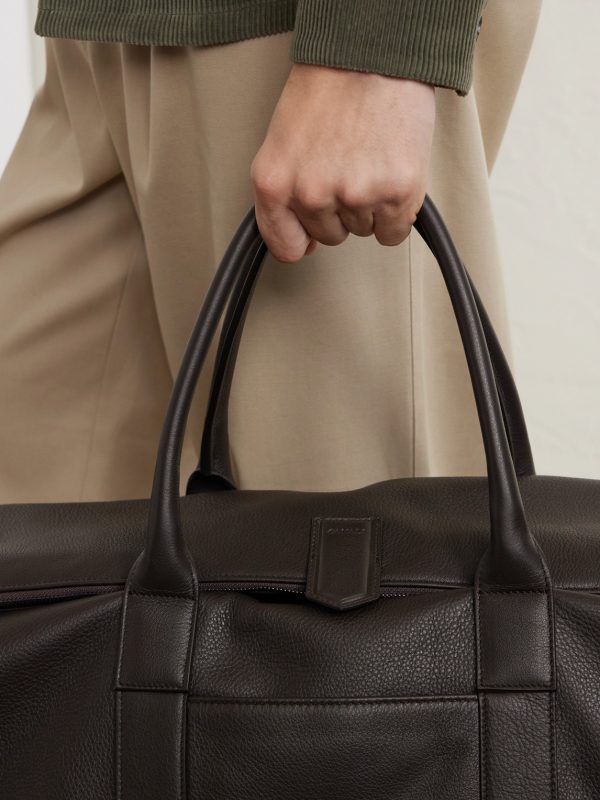 Full-Grain Leather Tote Bag - CU