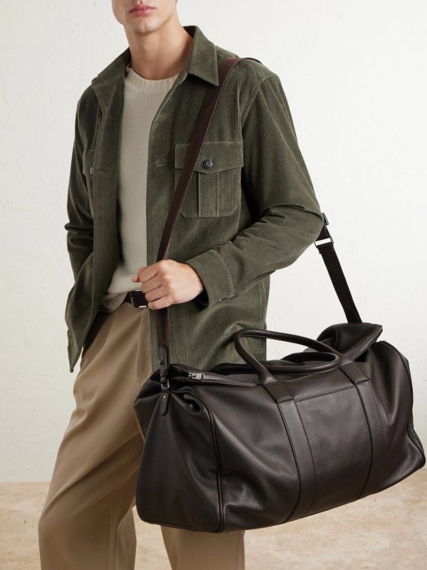 Full-Grain Leather Tote Bag - FR
