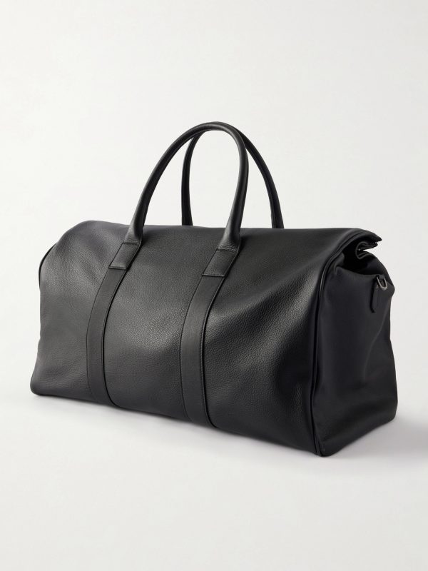Full-Grain Leather Tote Bag - BK Full-Grain Leather Tote Bag - BK