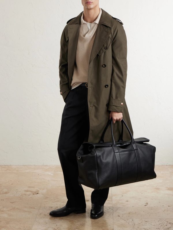 Full-Grain Leather Tote Bag - OU Full-Grain Leather Tote Bag - OU