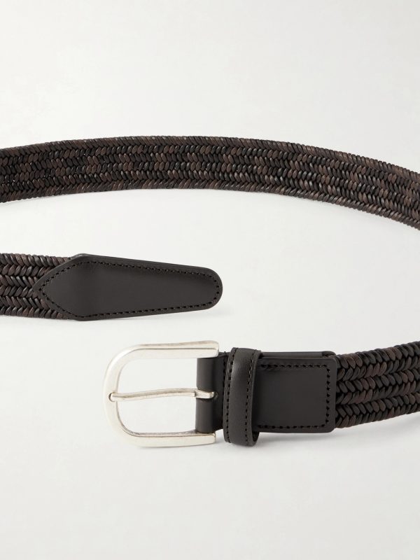 3.5cm Weaved Bonded Leather Belt - E1 3.5cm Weaved Bonded Leather Belt - E1