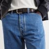 3.5cm Weaved Bonded Leather Belt - OU 3.5cm Weaved Bonded Leather Belt - OU