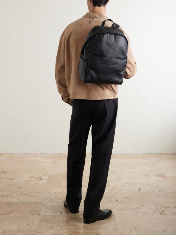 Full-Grain Leather Backpack - FR