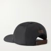 Logo-Appliquéd Shell Cap - BK