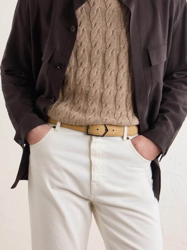 3.5cm Suede Belt - OU 3.5cm Suede Belt - OU