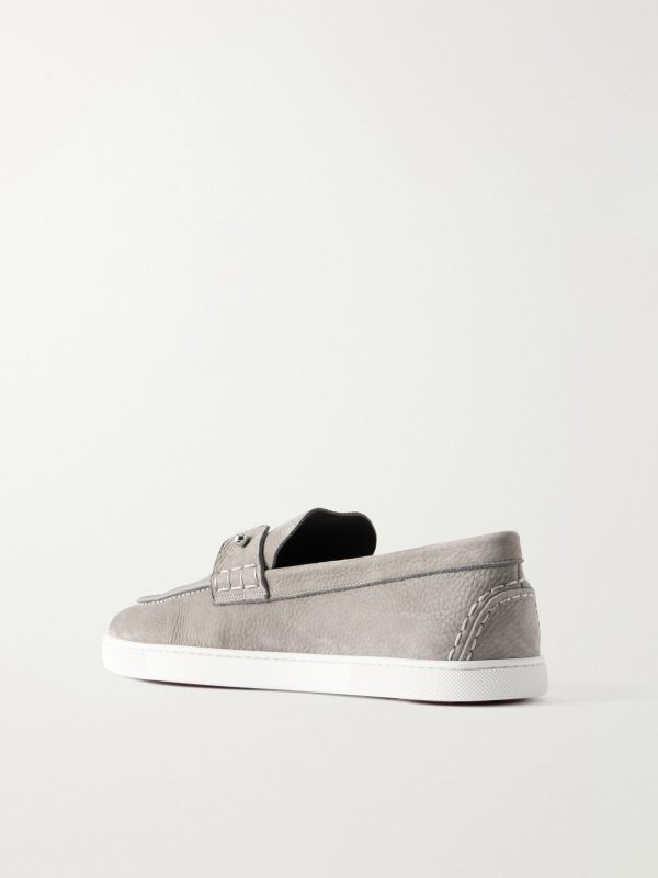 Chambeliboat Full-Grain Nubuck Loafers - BK Chambeliboat Full-Grain Nubuck Loafers - BK