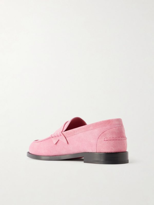 The Plato Suede Leather Loafers - BK The Plato Suede Leather Loafers - BK