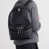 Stoic Logo-Embossed Leather Backpack - OU
