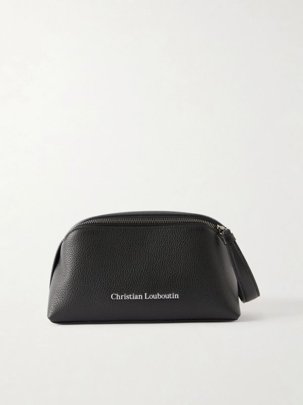 Canopy Logo-Embossed Leather Pouch