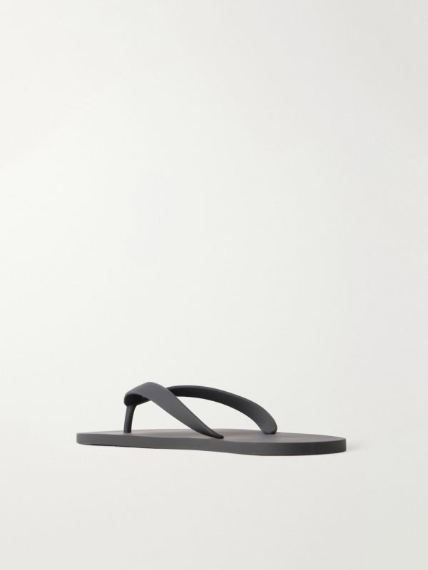 Logo-Embossed Rubber Flip Flops - BK Logo-Embossed Rubber Flip Flops - BK
