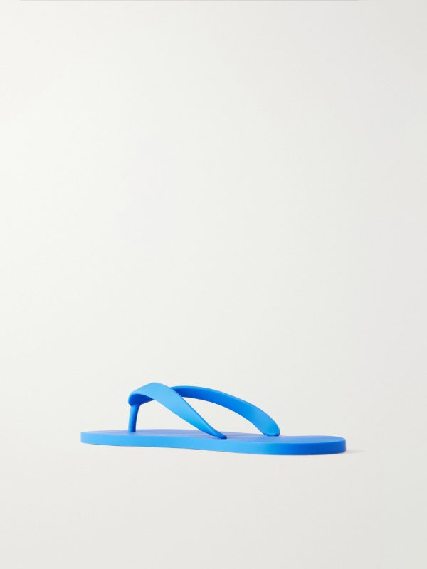 Logo-Embossed Rubber Flip Flops - BK Logo-Embossed Rubber Flip Flops - BK
