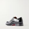Moustachou Leather Oxford Shoes - BK