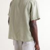 Convertible-Collar Linen and Lyocell-Blend Shirt - BK Convertible-Collar Linen and Lyocell-Blend Shirt - BK