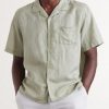 Convertible-Collar Linen and Lyocell-Blend Shirt - FR Convertible-Collar Linen and Lyocell-Blend Shirt - FR