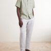 Convertible-Collar Linen and Lyocell-Blend Shirt - OU Convertible-Collar Linen and Lyocell-Blend Shirt - OU