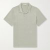 Shaun Linen-Blend Polo Shirt Shaun Linen-Blend Polo Shirt