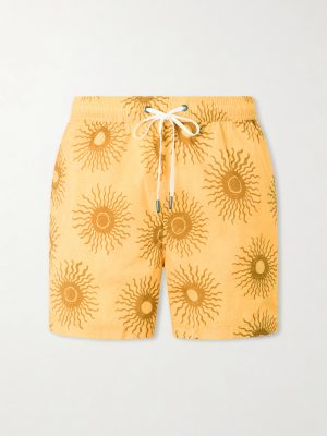 Charles Straight-Leg Printed Swim Shorts Charles Straight-Leg Printed Swim Shorts