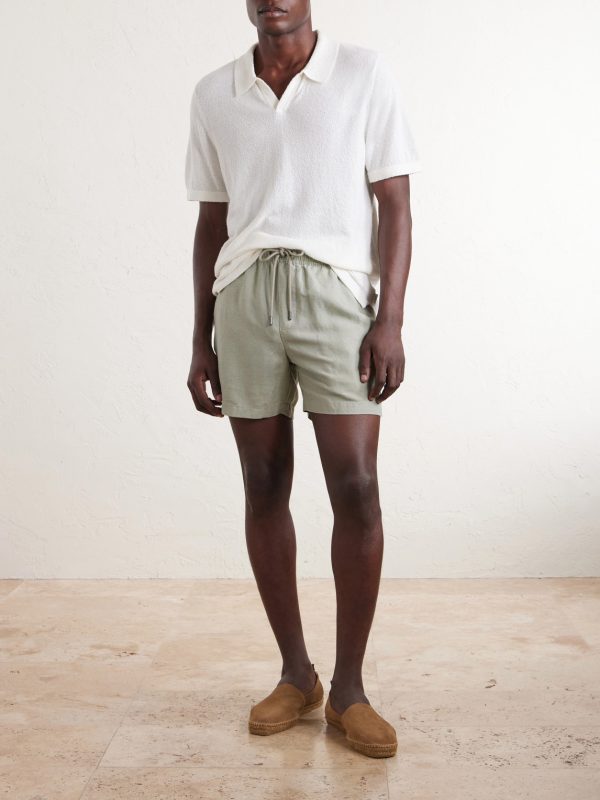 Cotton-Blend Terry Polo Shirt - OU