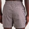 Charles Straight-Leg Printed Swim Shorts - BK Charles Straight-Leg Printed Swim Shorts - BK