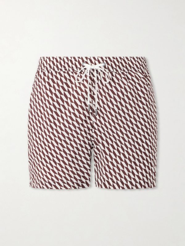 Charles Straight-Leg Printed Swim Shorts Charles Straight-Leg Printed Swim Shorts