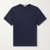 Linen-Blend T-Shirt