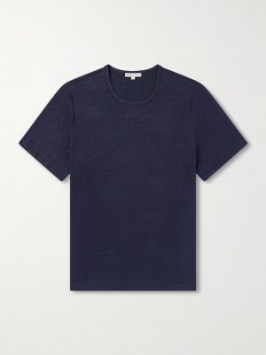 Linen-Blend T-Shirt Linen-Blend T-Shirt