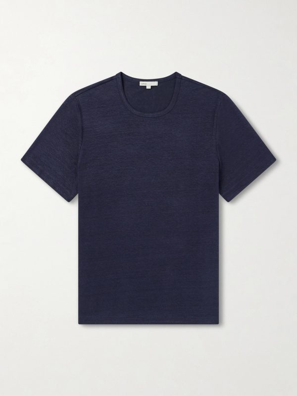 Linen-Blend T-Shirt