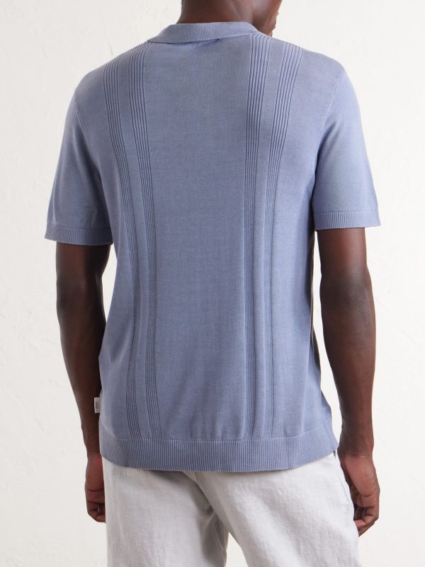 Knitted Polo Shirt - BK Knitted Polo Shirt - BK