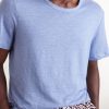 Linen-Blend Jersey T-Shirt - CU Linen-Blend Jersey T-Shirt - CU